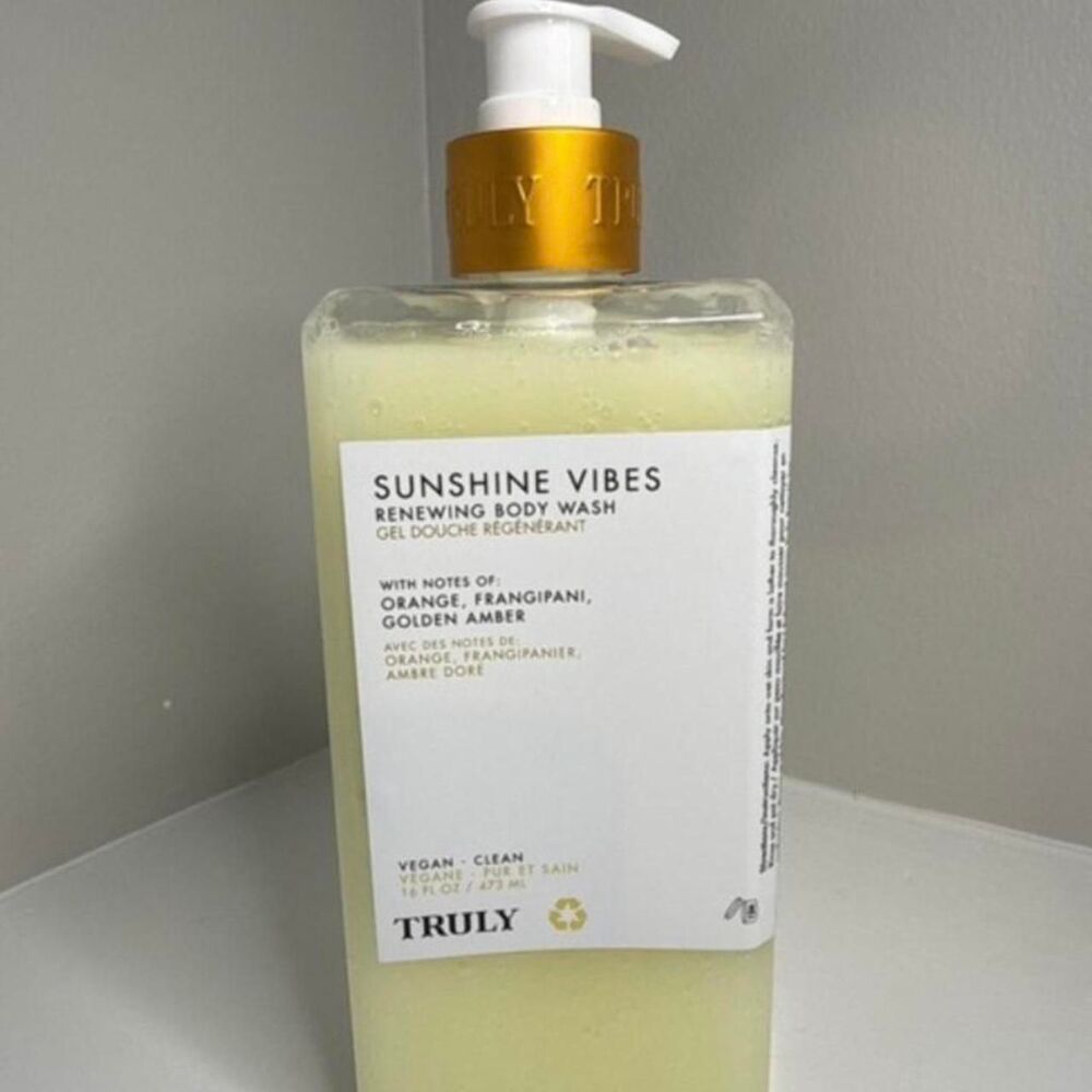 Truly Yellow and Cream Bath-and-body
